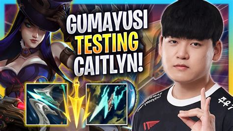 Gumayusi Testing Caitlyn In Kr Soloq T Gumayusi Plays Caitlyn Adc