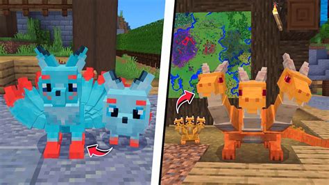 KITA BISA TAMING DRAGON DAN MOB LUCU LAINNYA DI ADDON INI MOBNYA