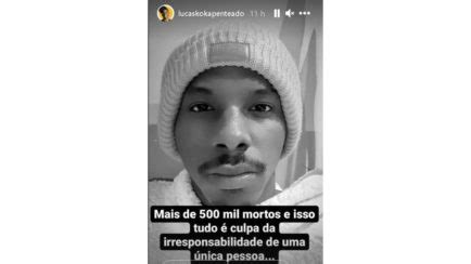 Lucas Penteado Perde Seguidores Ao Falar Das Mortes Por Covid