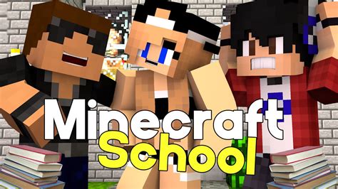 First Day Minecraft School S1 Ep 1 Minecraft Roleplay Adventure