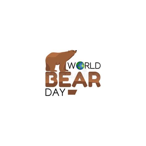 Vector Graphic Of World Bear Day Good For World Bear Day Celebration