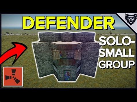 RUST - The Defender - Strong Rust Bunker Base Design (2019) : playrust