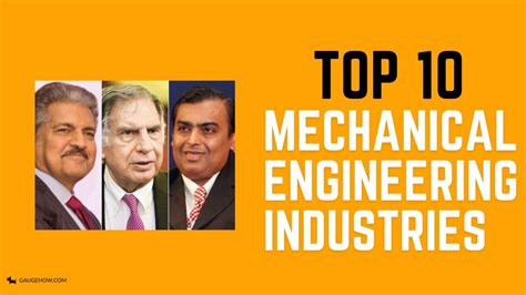 Top 10 Mechanical Industries In India With Current Job Opening YouTube