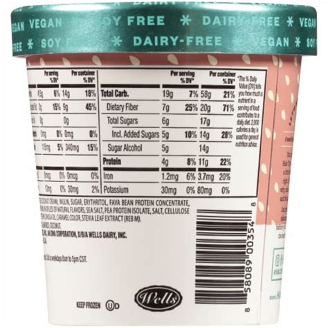 Halo Top Dairy Free Chocolate Almond Crunch Frozen Dessert Pint