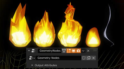 FFuthoni - Fire in Geometry Nodes fields | Blender 3.0