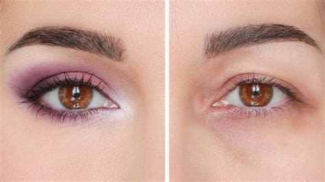 Trucco Palpebra Cadente Occhi Gonfi Melanzana E Rosa Make Up Effetto