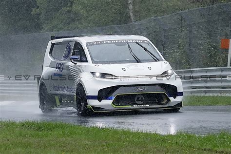 Ford Pros Insane Electric Supervan Is Testing On The Nurburgring Ev