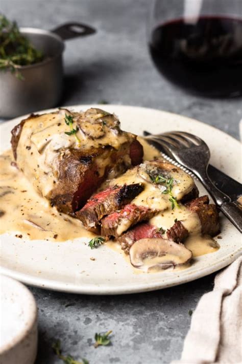 Venison Steak With Mushroom Cream Sauce Modern Farmhouse Eats