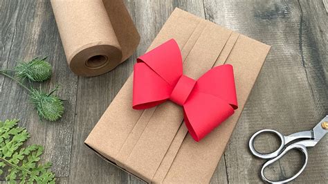 Pleated Gift Wrapping Paper Bow Gift Wrapping Youtube