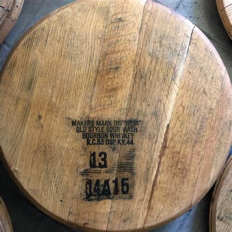 Lazy Susan Bourbon Barrel Head Whiskey Barrel Lid Serving Etsy