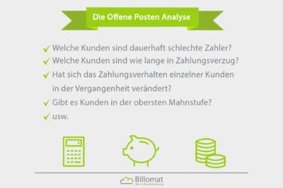 Offen Posten Analyse Definition Infos Mehr Billomat Buchhaltung