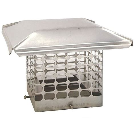 Shop The Forever Cap 8 In W X 8 In L Stainless Steel Square Chimney Cap