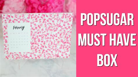 Popsugar Must Have Box Youtube