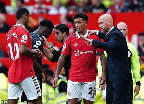 Man United Boss Erik Ten Hag Tells Jadon Sancho To Show Much More