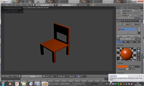 Tutorial Membuat Kursi Di Blender Satu Trik