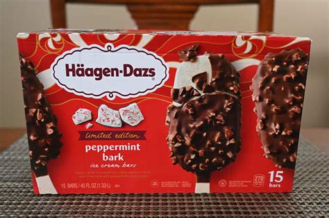 Costco H Agen Dazs Peppermint Bark Ice Cream Bars Review Costcuisine