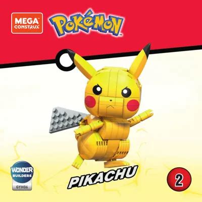 Mega Construx Pok Mon Build N Show Pikachu Evolution Trio