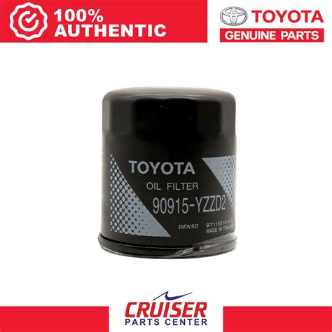 TOYOTA Genuine Parts Oil Filter 90915 YZZD2 TOYOTA INNOVA FORTUNER