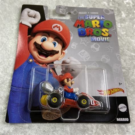 HOT WHEELS MARIO The Super Mario Bros Movie Mario Kart Illumination Race Car 13 99 PicClick UK