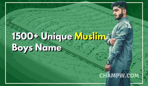 1500 Unique Muslim Boys Name From Holy Quran In 2024