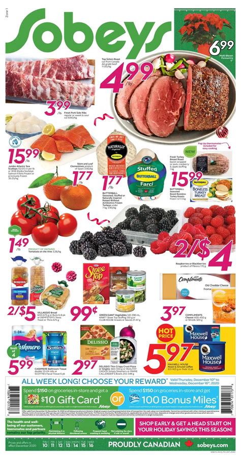 Sobeys Weekly Flyer Specials Butterball Flyer Food