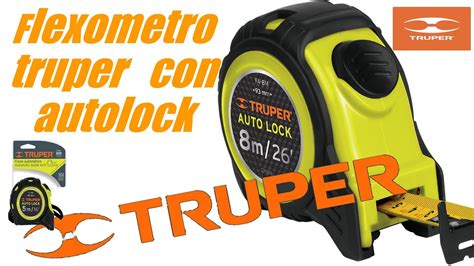 Flexometro Truper Auto Lock Youtube