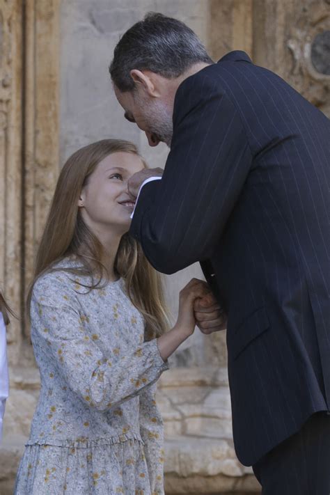 Photo Le Roi Felipe Vi Ici Tr S Complice Avec La Princesse Leonor