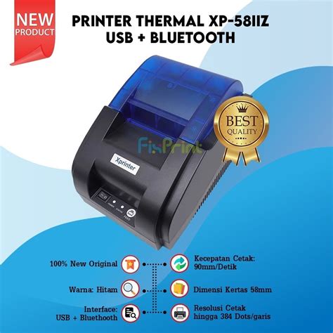 Jual Printer Thermal Kasir Iware Usb Bluetooth C Bt Bc C Bt