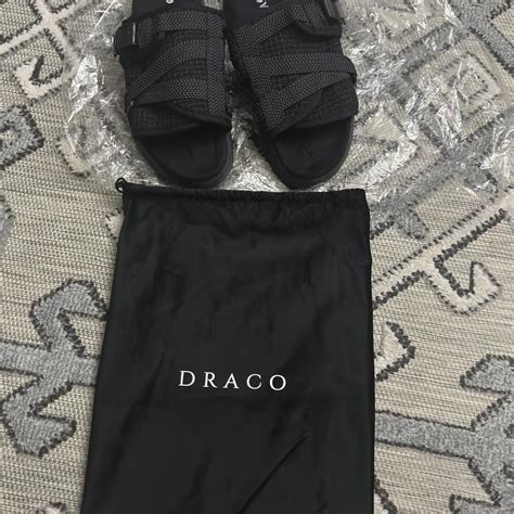 Brand new Draco slides size 9-10 black with... - Depop