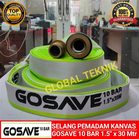 Jual Inch X Mtr Selang Pemadam Kanvas Fire Hose Gosave Bar