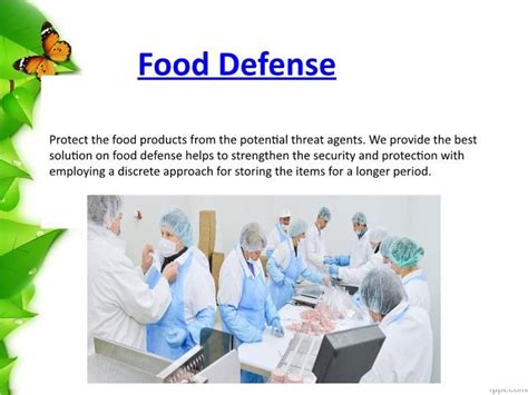 Protect The Food Products From The Potential Threat Agents We Provide