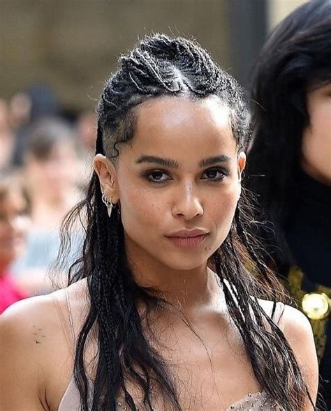 Zoe Kravitz In 2024 Zoe Kravitz Box Braids Hairstyles Cute Box Braids Hairstyles