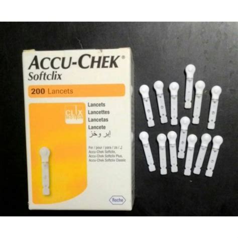 Lancet Accu Check Softclix Lancet Accu Chek Jarum Accu Chek Lazada