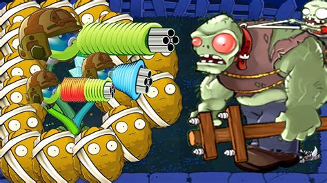 Plants Vs Zombies Hack Gatling Pea Vs Repeater Vs Snow Pea Vs 999