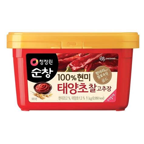 พรอมสง ชองจองวอน โกชจง ซอสพรกเกาหล 1 กโลกรมChung Jung One Gochujang Hot Pepper