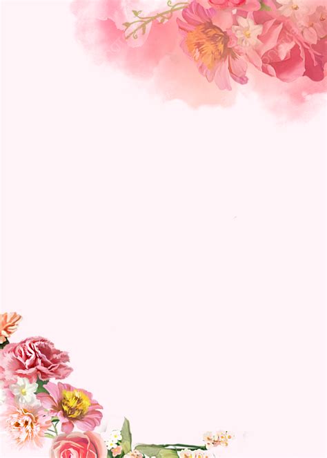 Simple Clean Floral Watercolor Background Wallpaper Image For Free ...