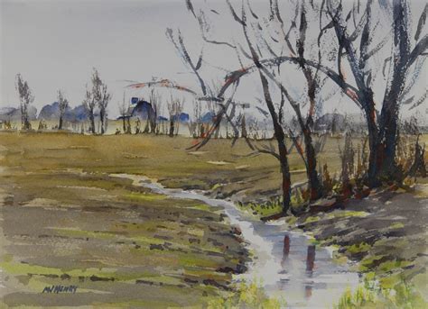 Early Spring Barn