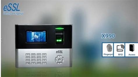 Fingerprint Recognition Essl X Biometric Attendance System For