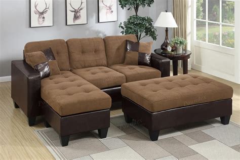 15 Ideas of Leather Sectional Sofas with Ottoman