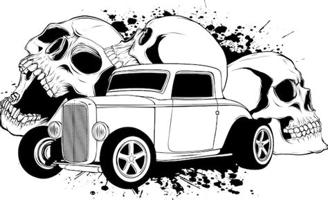 Premium Vector Hot Rod Car Icon Line Style Icon Vector Illustration Vehicle Icon Stock