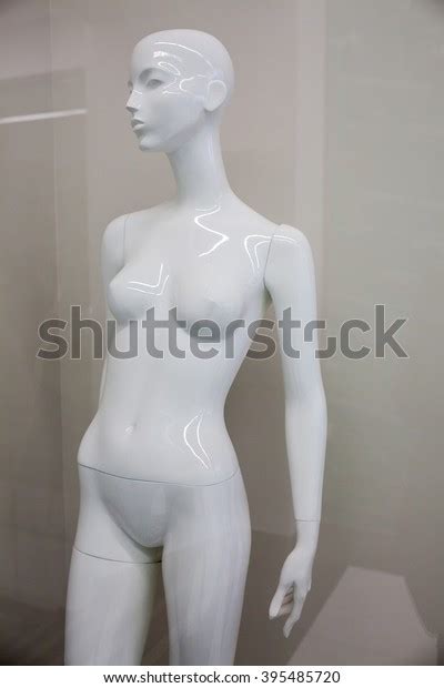 White Mannequin Beautiful Naked Woman Behind Stock Photo 395485720 Shutterstock