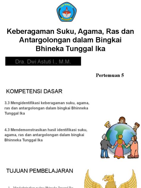 Keberagaman Suku Agama Ras Dan Antargolongan Dalam Bingkai Bhineka Tunggal Ika Pdf