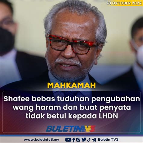 Shafee Lepas Bebas Tuduhan Pengubahan Wang Haram Buletin Tv Malaysia