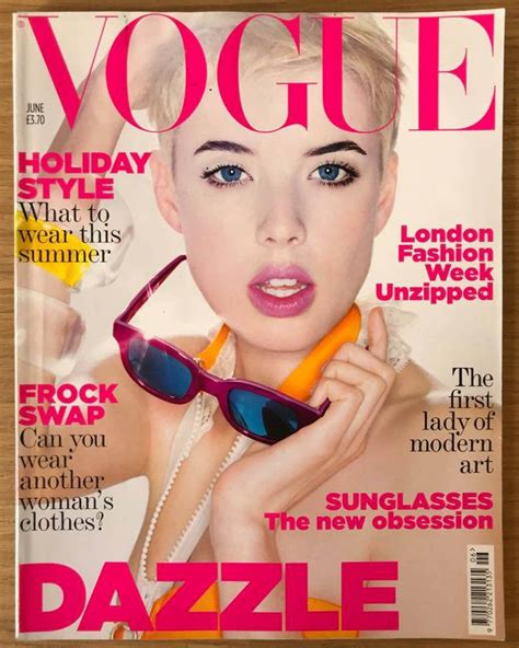 Vogue Uk June British Original Fashion Magazine Birthday Gift