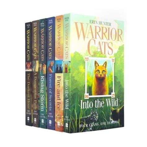 Warrior Cats Series 1 The Prophecies Begin Collection Erin Hunter 6 Books Set Ebay