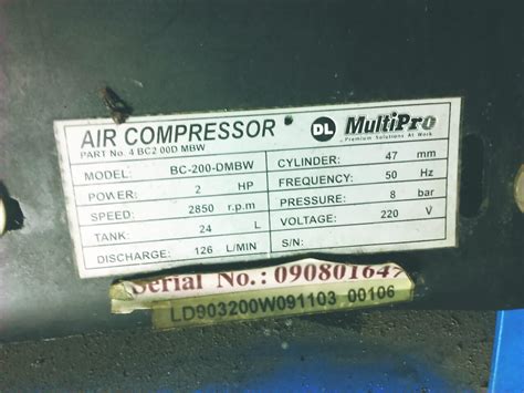 Terjual Jual KOMPRESSOR MULTI PRO 2HP MURAH KASKUS