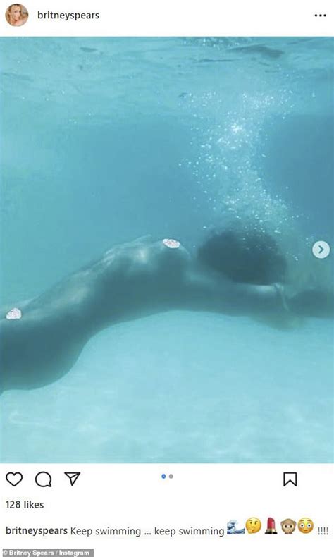 Britney Spears Displays Her Curves In NUDE Underwater Snaps As She Enjoys Swim In Her Pool