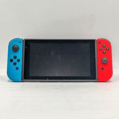 Nintendo Switch Gb Handheld Console W Red Blue Joycons Hac