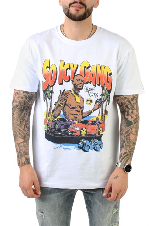 Urban Classics Icy Gang Gucci Mane T Shirt Mcus012 Wht Karmaloop