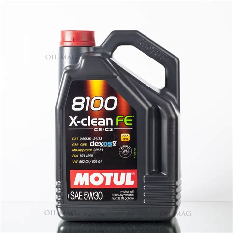 OLEJ SILNIKOWY MOTUL 8100 X CLEAN FE 5W 30 5L Oil Mag